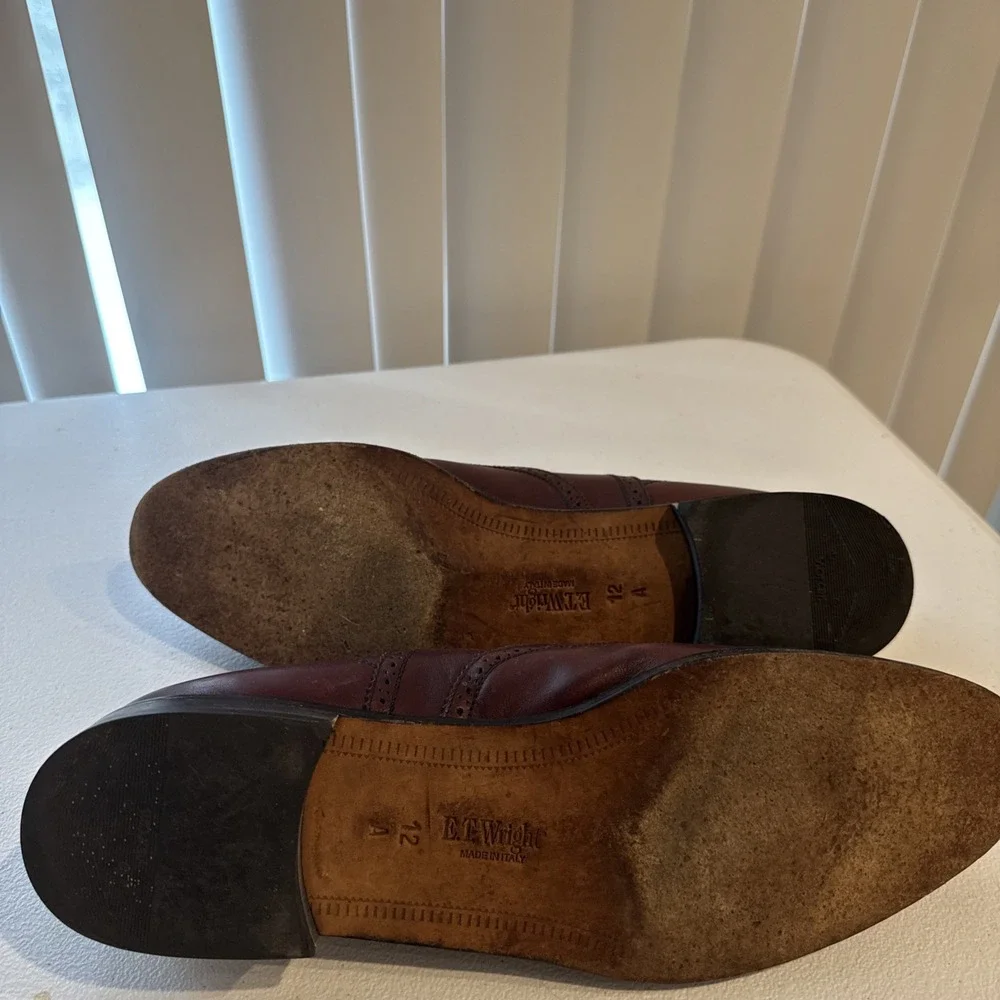 ET Wright Dress Shoes Size 12A Leather